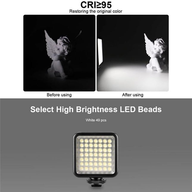 Mini Led Camera Light For Live Streaming And Photography