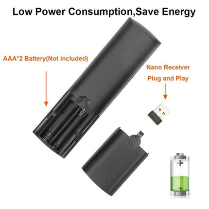 Smart Wireless Air Mouse With Ir Learning And Backlight Control