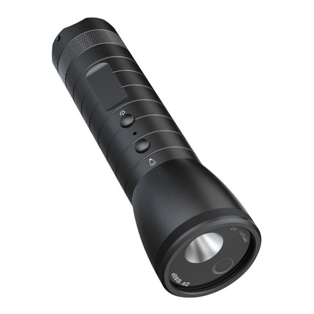 Motorcycle Helmet Camera With Flashlight And Compass - Hd Sports Video Recorder