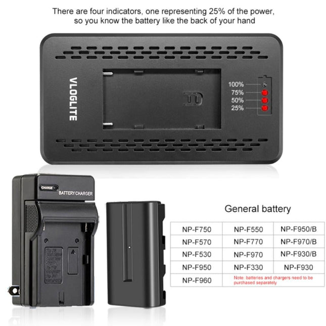 Portable High-Brightness Video Light With Dual Colour Temperature