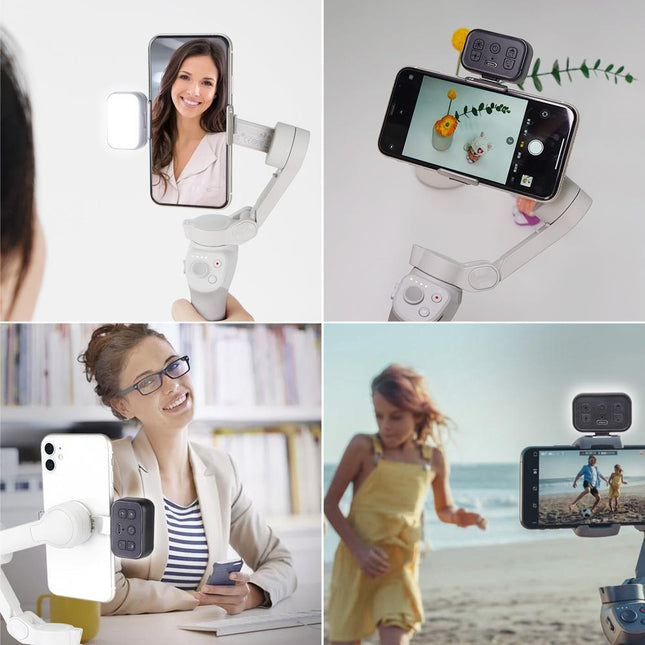 Mini Handheld Stabilizer With Magnetic Beauty Fill Light For Dji Mini / Feiyu Scorp