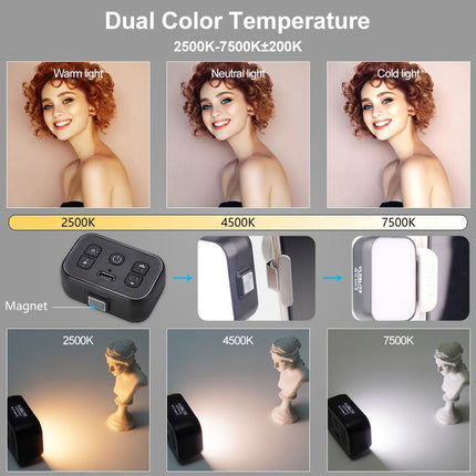 Mini Handheld Stabilizer With Magnetic Beauty Fill Light For Dji Mini / Feiyu Scorp