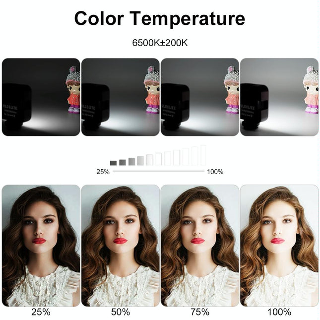 Portable Vlog Led Fill Light For Mini Camera Phone