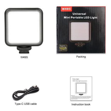 Adjustable Mini Beauty Video Light For Live Streaming And Photography