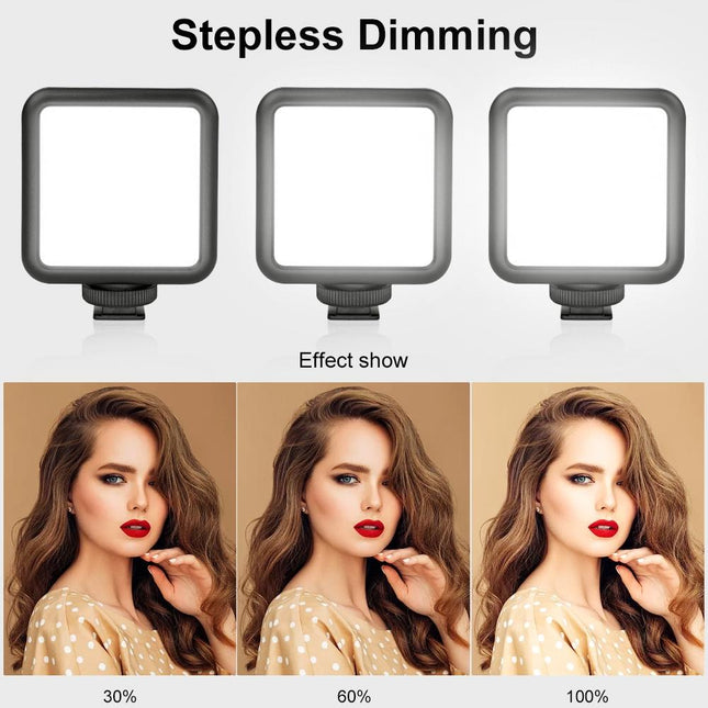 Adjustable Mini Beauty Video Light For Live Streaming And Photography