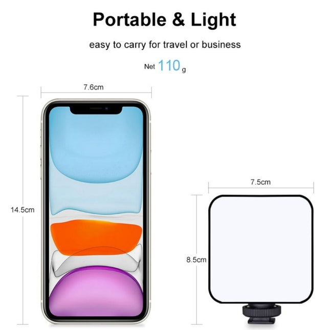 Dimmable Pocket Fill Light - 20 Modes For Live Broadcast