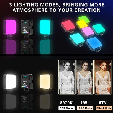 Dimmable Pocket Fill Light - 20 Modes For Live Broadcast