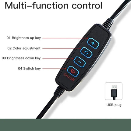 10 Inch Ring Light Set For Live Streaming And Beauty Stand