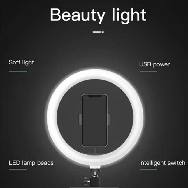 10 Inch Ring Light Set For Live Streaming And Beauty Stand