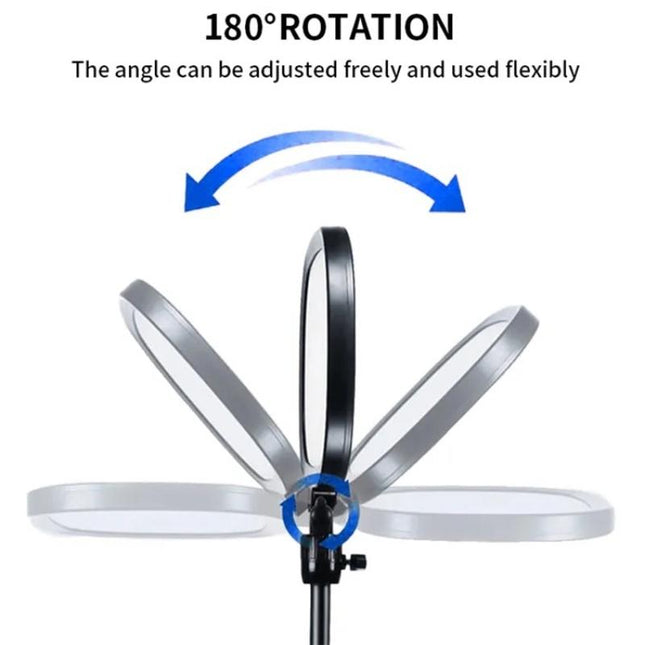 9-Inch Rotatable Led Fill Light For Live Streaming Photography