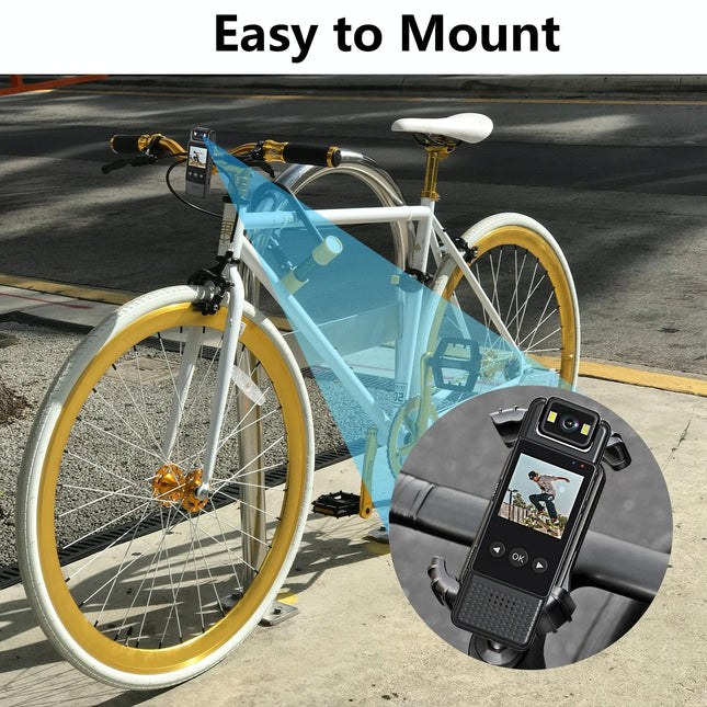 Outdoor Sports Night Vision Camera With 180 Degree Rotation For Video Recording