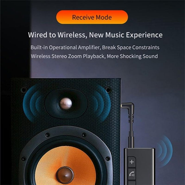 Wireless Car Bluetooth Hands-Free Call Adapter With Digital Display