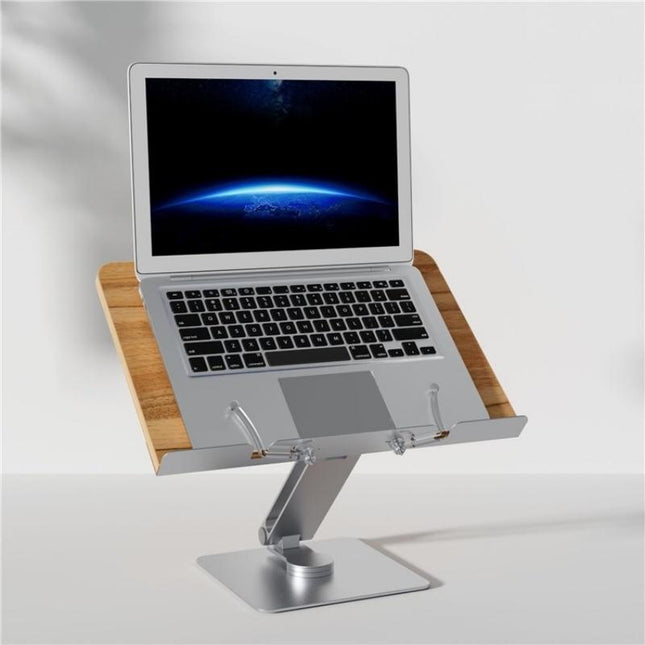 360 Degree Rotating Laptop & Book Stand - Adjustable & Hands-Free