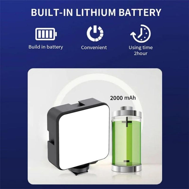 Portable Mini Video Light For Photography - Rgb