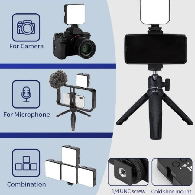Portable Mini Video Light For Photography - Rgb