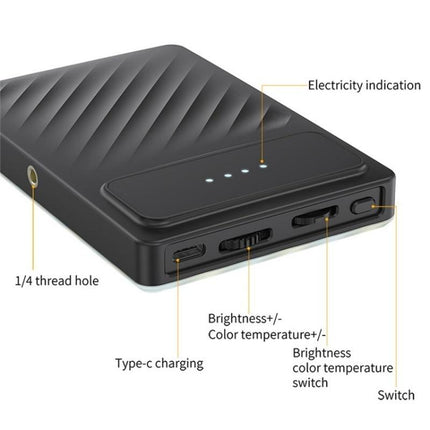 Portable Clip-On Fill Light For Mobile Devices - Three Light Modes