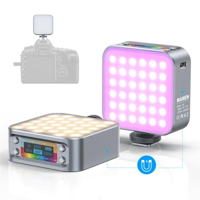 Portable Dimmable Rgb Fill Light For Photography And Phone
