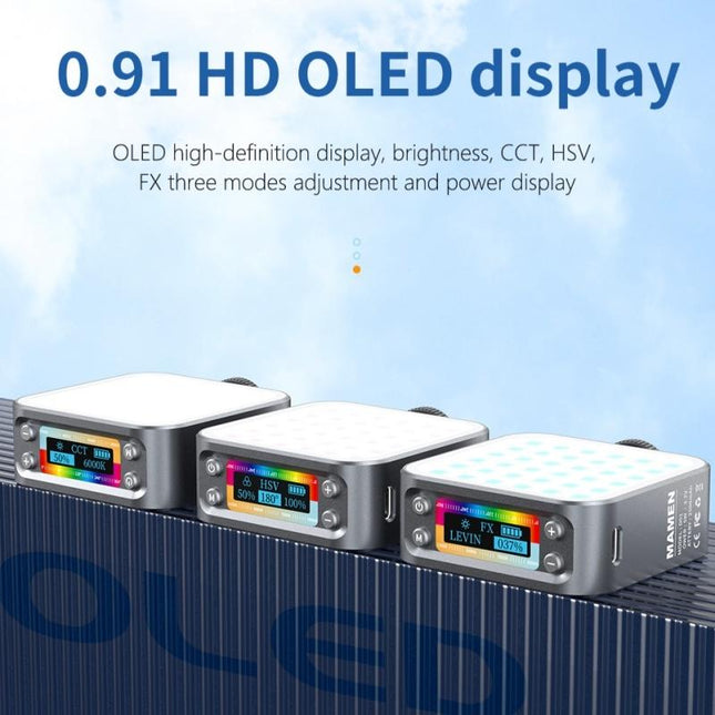 Portable Dimmable Rgb Fill Light For Photography And Phone