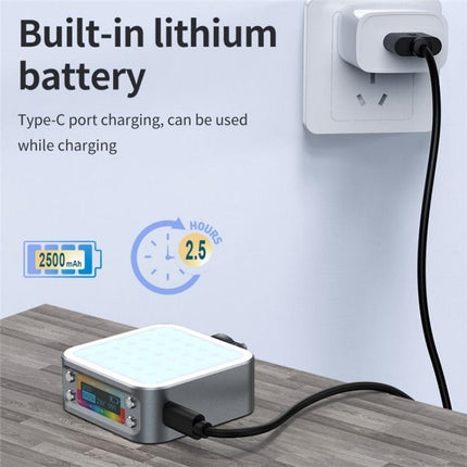 Portable Dimmable Rgb Fill Light For Photography And Phone