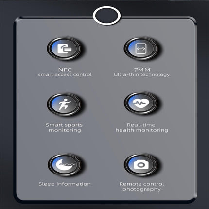 Smart Ring With Heart Rate Blood Oxygen & Sleep Monitoring - Black Size 11