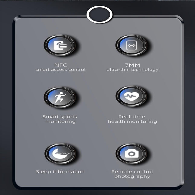 Smart Ring With Heart Rate Blood Oxygen & Sleep Monitoring - Black Size 11