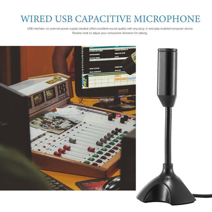 Mini Usb Microphone Stand For Pc Recording