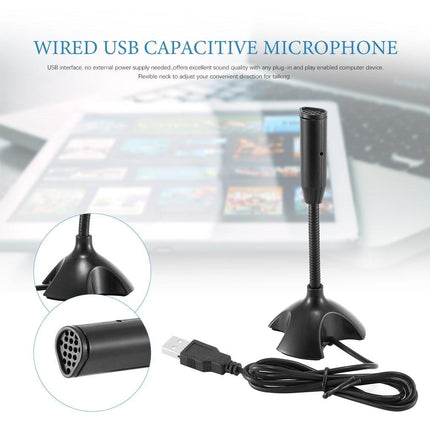 Mini Usb Microphone Stand For Pc Recording