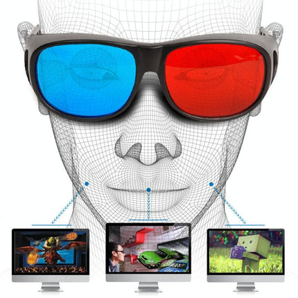 3D Gaming And Movie Anaglyph Glasses