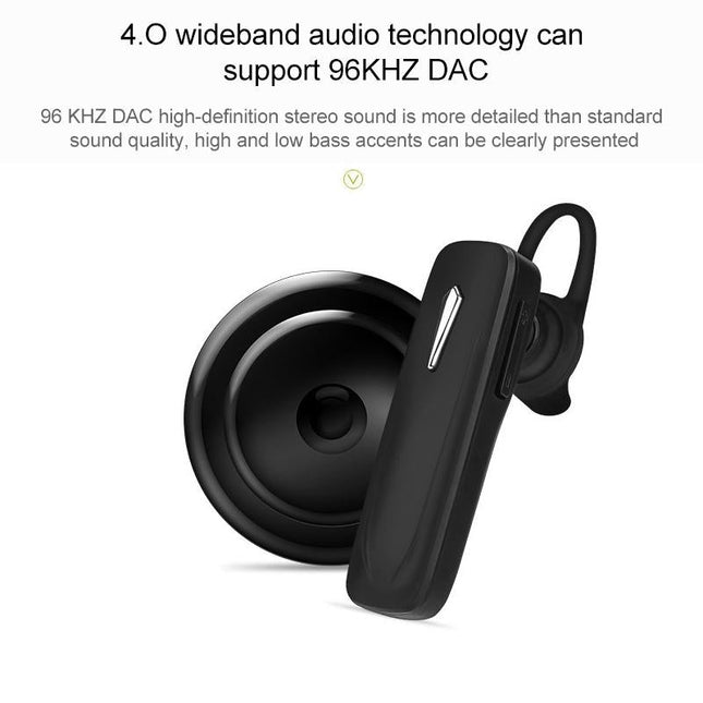 Wireless Bluetooth Earphone For Samsung - Hands Free V4.1 Black