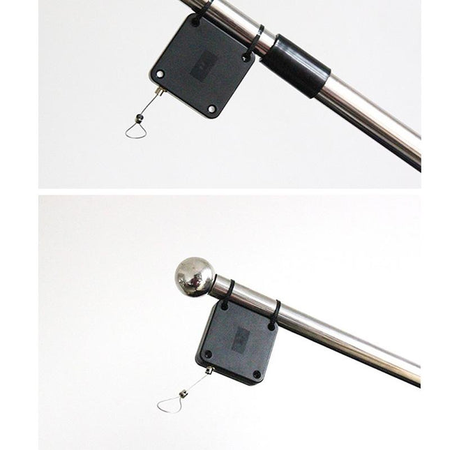 Telescopic Anti-Theft Cable Box With Wire Rope - 4M