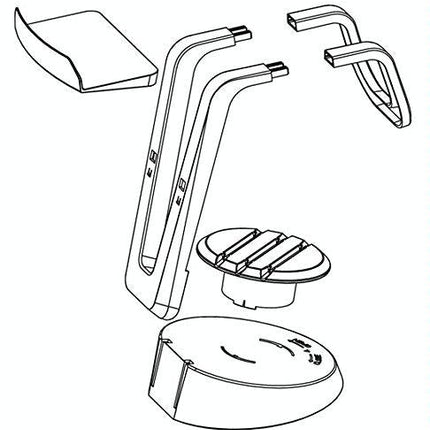 Playstation Vr Stand With Cable Organizer For Oculus Rift
