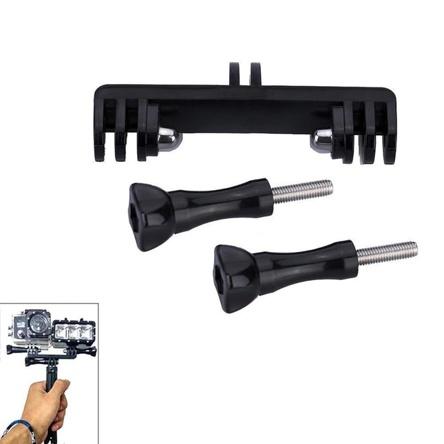 Universal Double Bracket Mount For Gopro Hero11 - Screw Adapter