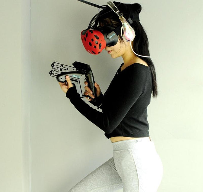 Vive Headset Gun Controller For Immersive Shooting Experience
