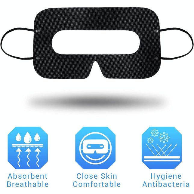 100 Eye Mask Pads For 3D Glasses - Vr Compatible