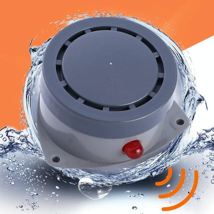 Water Leak And Overflow Detector With Sound And Light Alarm - Waterproof