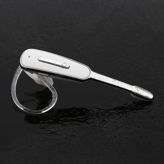 Handsfree Bluetooth Earphone With Mic For Iphone - Black / Silver