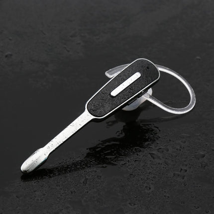 Handsfree Bluetooth Earphone With Mic For Iphone - Black / Silver