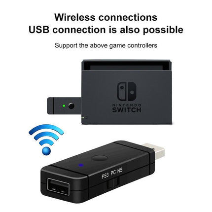 Bluetooth Gamepad Converter For Ps3 / Switch / Pc - Wireless