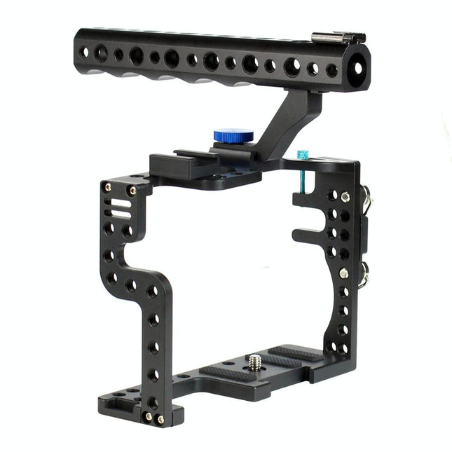 Panasonic Lumix Gh3 / Gh4 Video Cage Stabilizer With Metal Handle Black