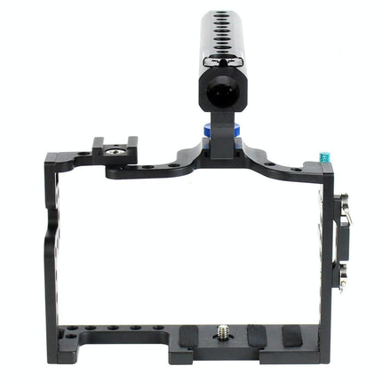 Panasonic Lumix Gh3 / Gh4 Video Cage Stabilizer With Metal Handle Black