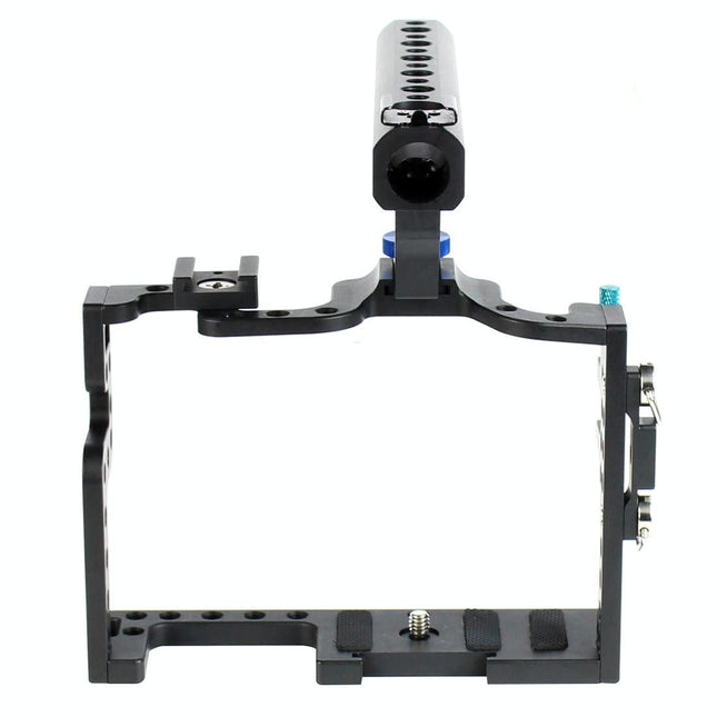 Panasonic Lumix Gh3 / Gh4 Video Cage Stabilizer With Metal Handle Black