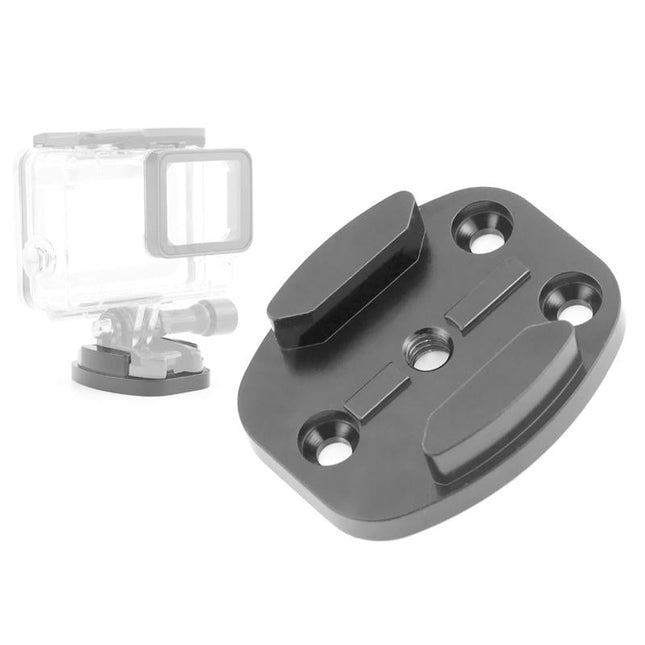 4 Holes Aluminum Quick Release Tripod Mount For Sports Camera