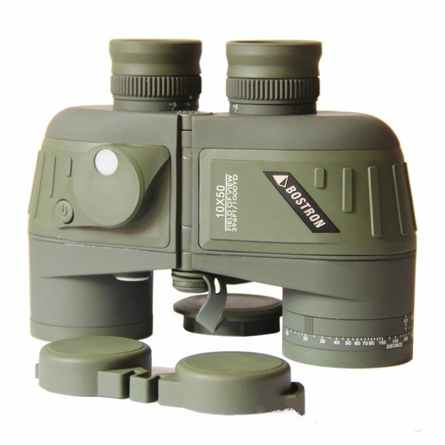 10X50 Floating Binoculars With Compass - Hd Navigation Waterproof Low Light Vision