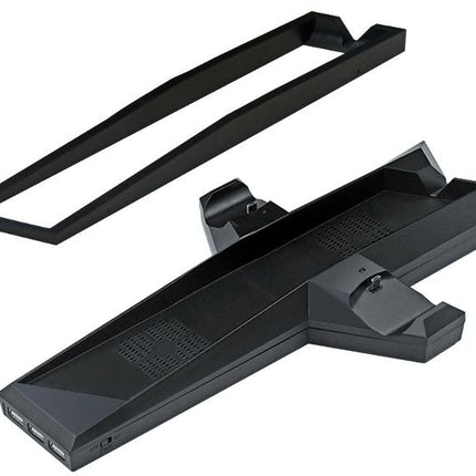 Ps4 Dual Handle Charging Base With Console Radiator - Black