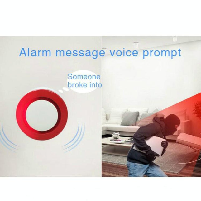 2-Pack Wireless Smart Burglar Alarm For Home And Store Security