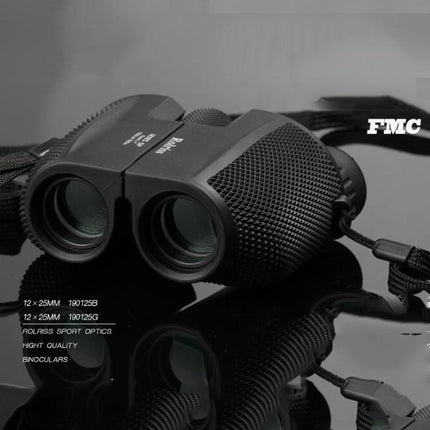 Portable Waterproof Binocular For Outdoor Sports - 10X25 High Power Telescope