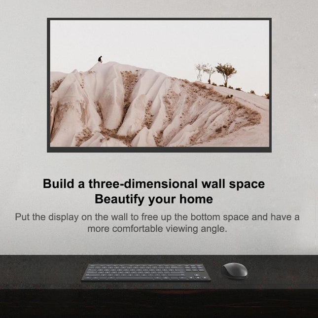 Universal Tv Monitor Stand - 5 Pcs Vertical Display Hanger - Simple & Compact - Black