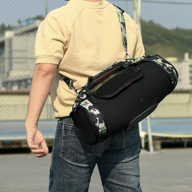 Jbl Boombox Bluetooth Speaker Storage Bag With Single-Shoulder Strap And Phone Pocket - Camouflage