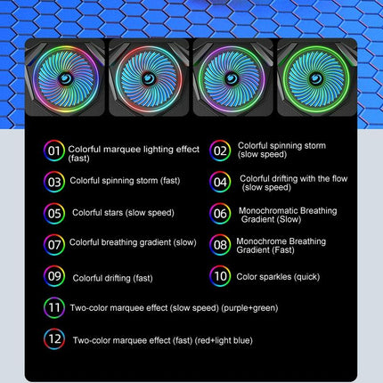 Notebook Stand With 5V Speed Control For Gaming Laptops