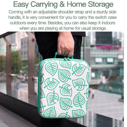 Horizontal Forest Friends Switch Game Storage Bag